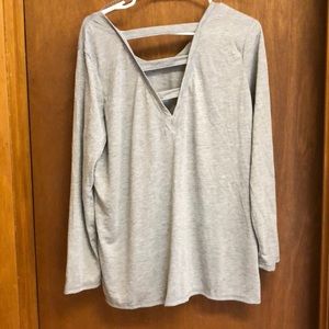 Athleta top with cross back detail